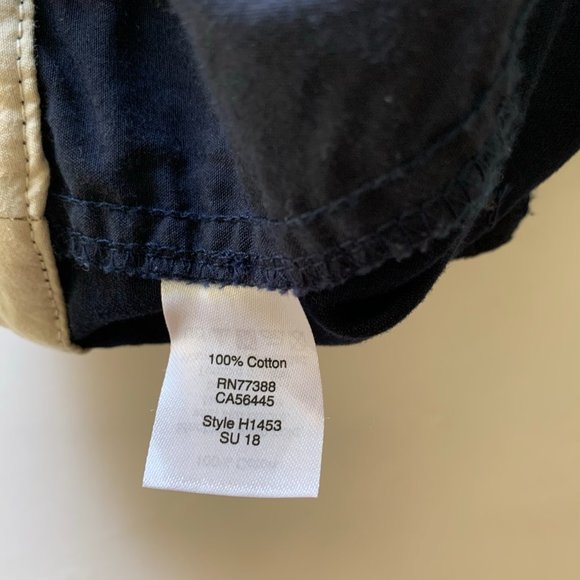 JCrew 5" Classic Chino Shorts - Navy Blue - Size 6 - Picture 3 of 6